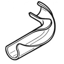 Rehau Фиксатор поворота трубы 16/17/45°, без колец (оцинк. сталь)